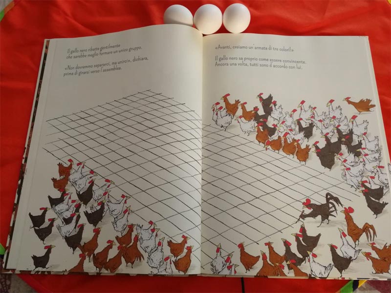 Anche Le Galline Nel Loro Piccolo Si Uniscono Il Piacere Della Lettura Passa Attraverso Una Matrice Colorata Di Galline Laurent Cardon Ci Guida Ad Un Finale A Sorpresa Libricino Libri